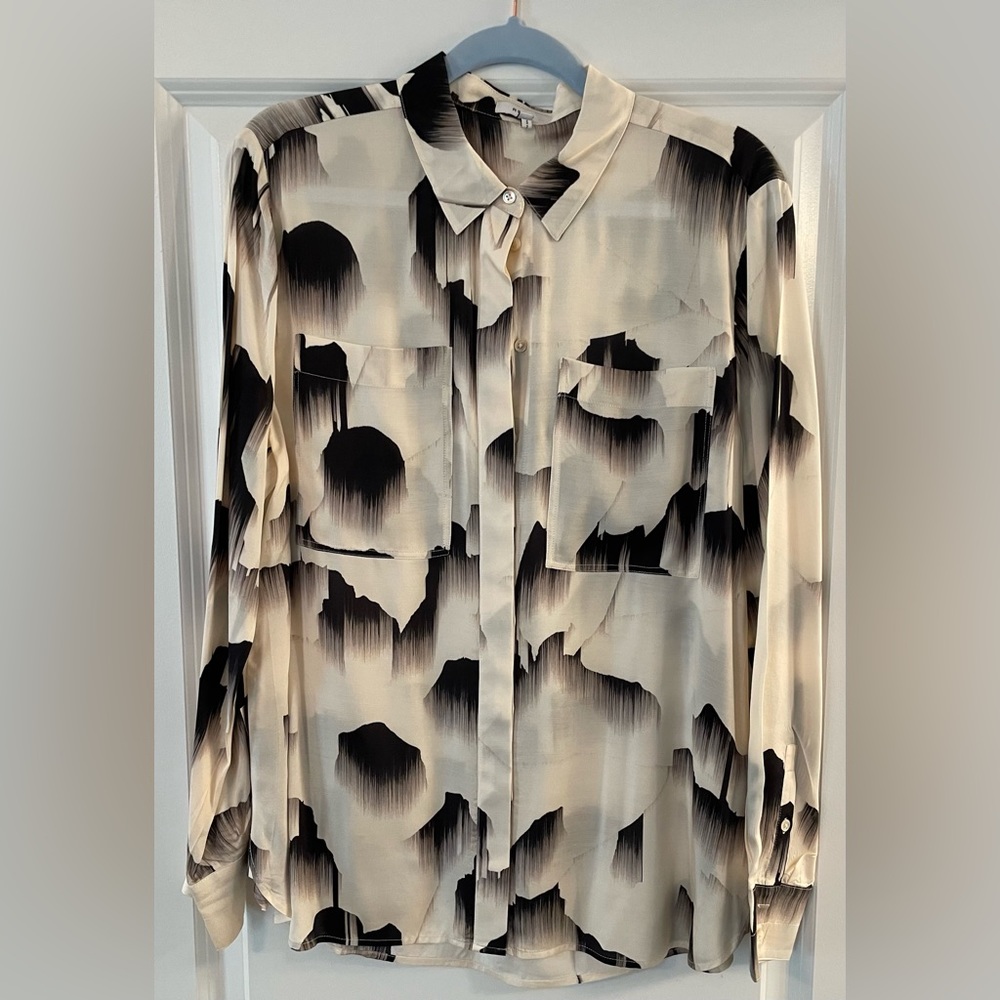 Reiss Print Blouse